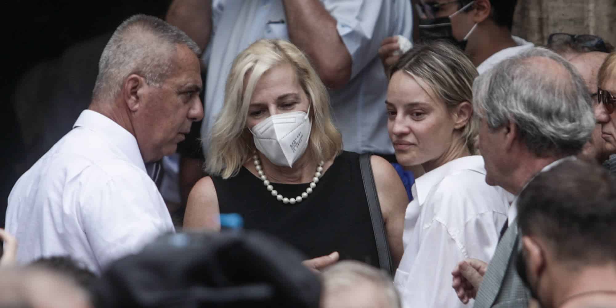 Η γυναίκα του Ρόμπερτ Ουίλιαμς, Αμαλία Δημητριάδη με την κόρη της