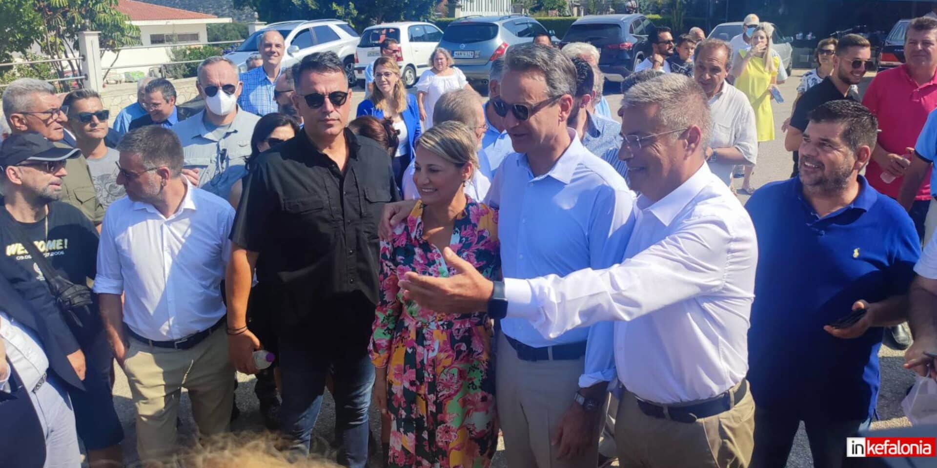 Στην Κεφαλονιά ο Πρωθυπουργός Κυριάκος Μητσοτάκης