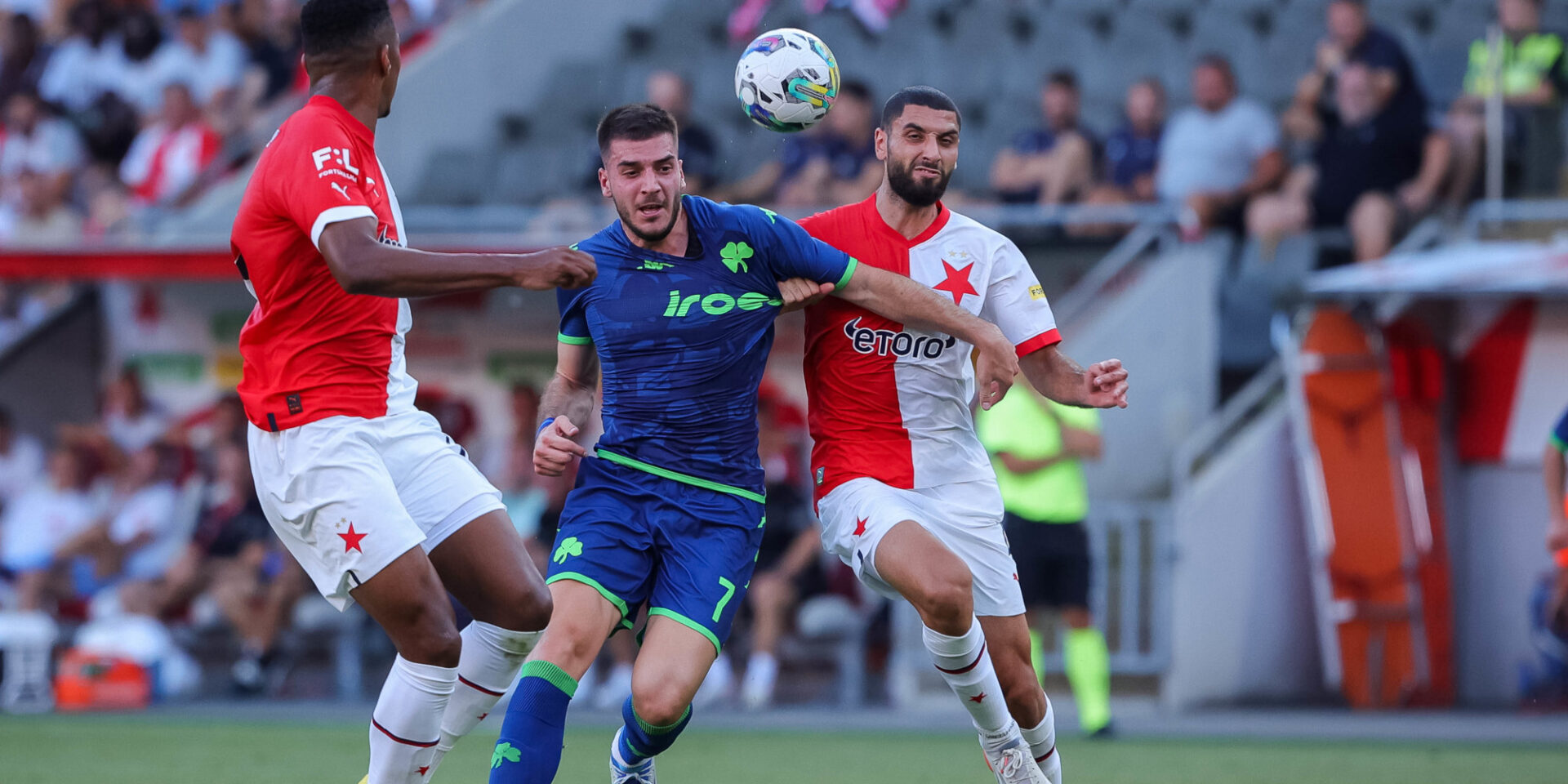 Ο Παναθηναϊκός έχασε με 2-0 στην Πράγα από την Σλάβια