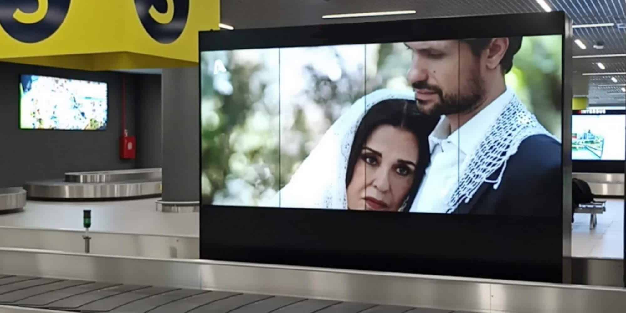 Εικόνα από τη σειρά «Σασμός» στο αεροδρόμιο «Μακεδονία»