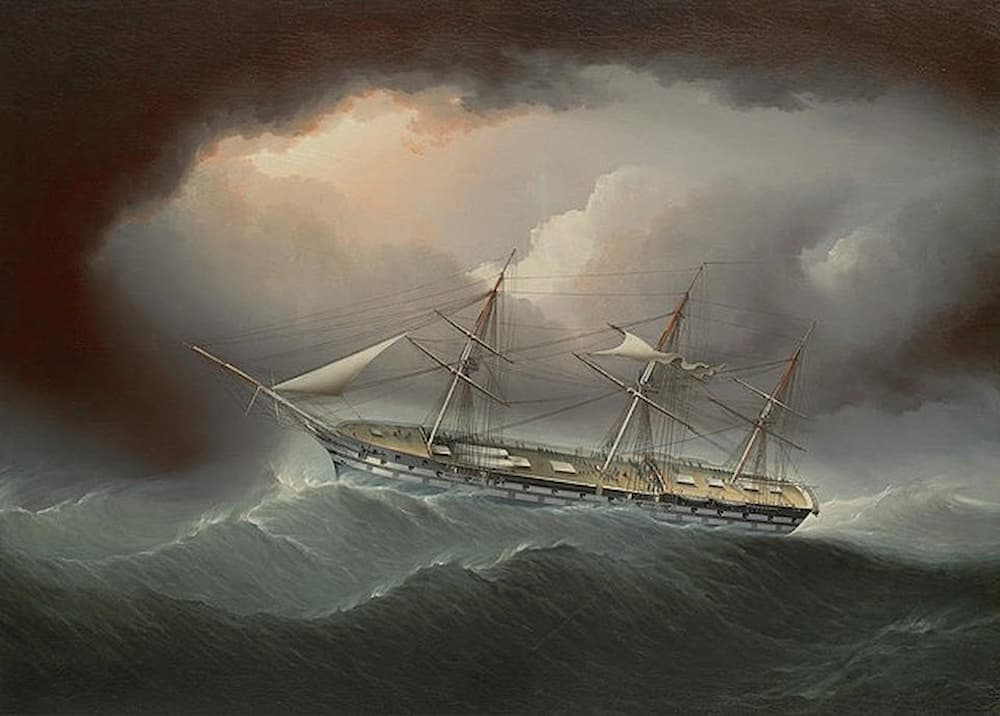 ship 1800s credit james e buttersworth public domain - Οι 7 πρώτοι Έλληνες που πάτησαν στην Αυστραλία - Πολέμησαν στην επανάσταση, καταδικάστηκαν εις θάνατον για πειρατεία από τους Βρετανούς