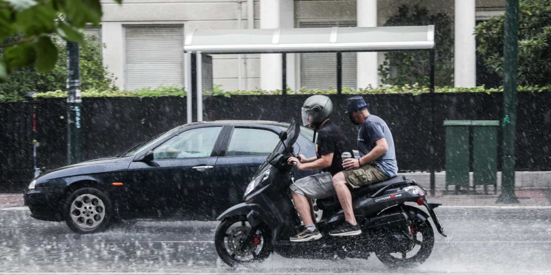 Βροχερός καιρός στην Αθήνα