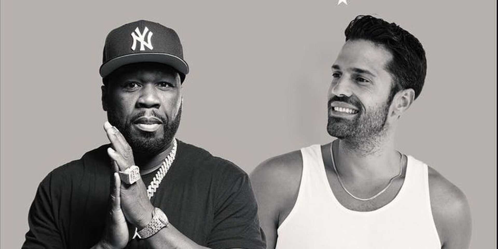 Ο 50 Cent μαζί με τον Κωνσταντίνο Αργυρό