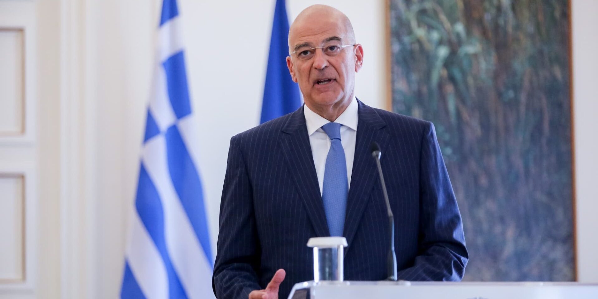Ο υπουργός Εξωτερικών Νίκος Δένδιας