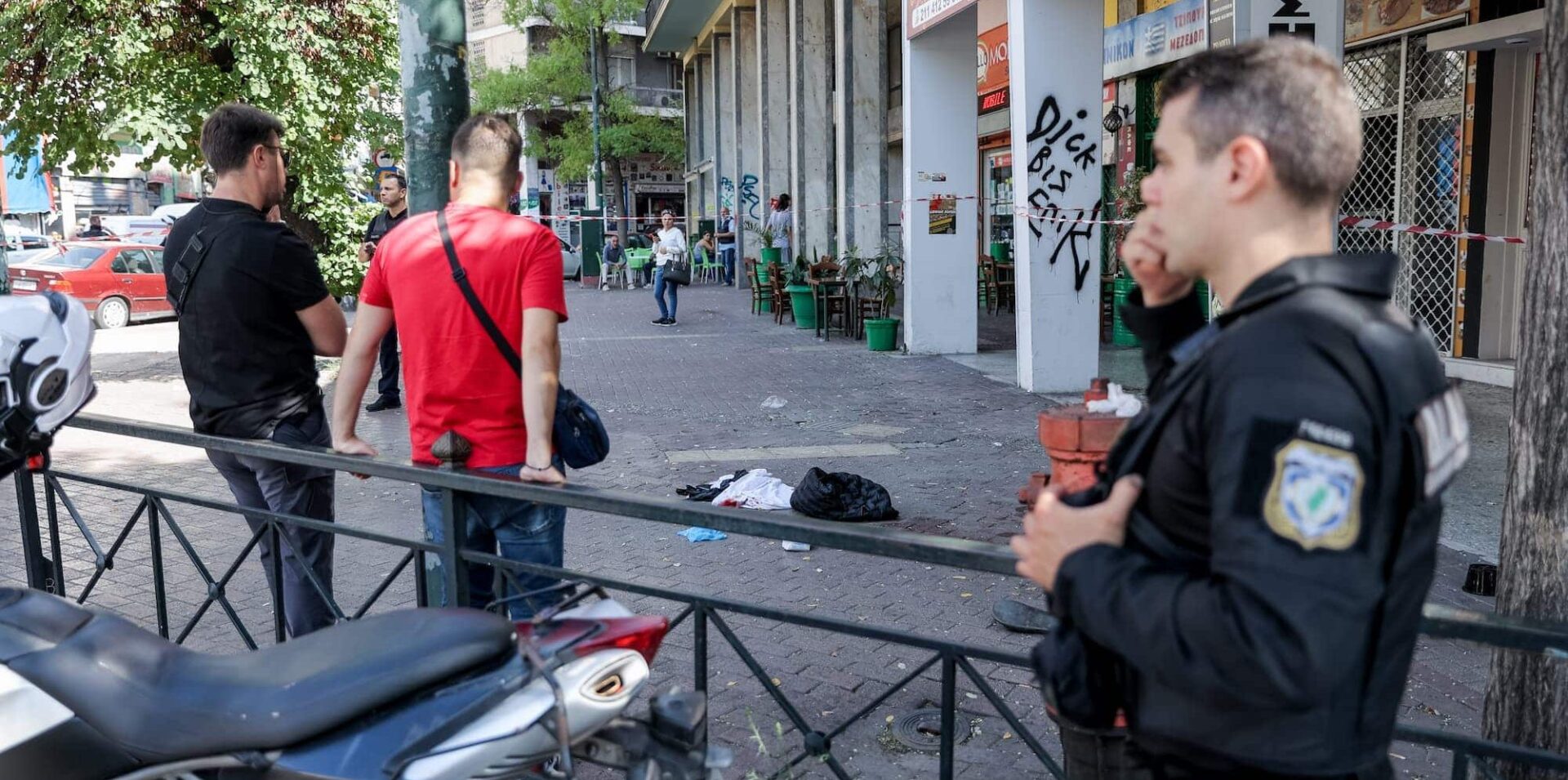 Το σημείο των πυροβολισμών στην Πλατεία Βάθης