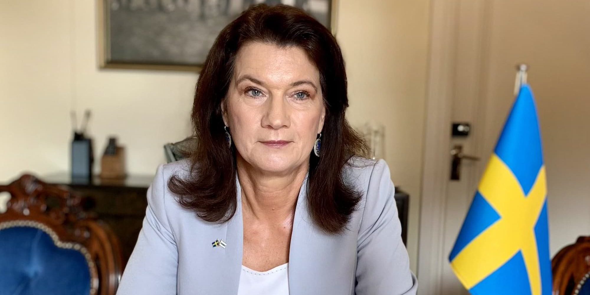 Η Αν Λίντε, υπουργός Εξωτερικών στη Σουηδία