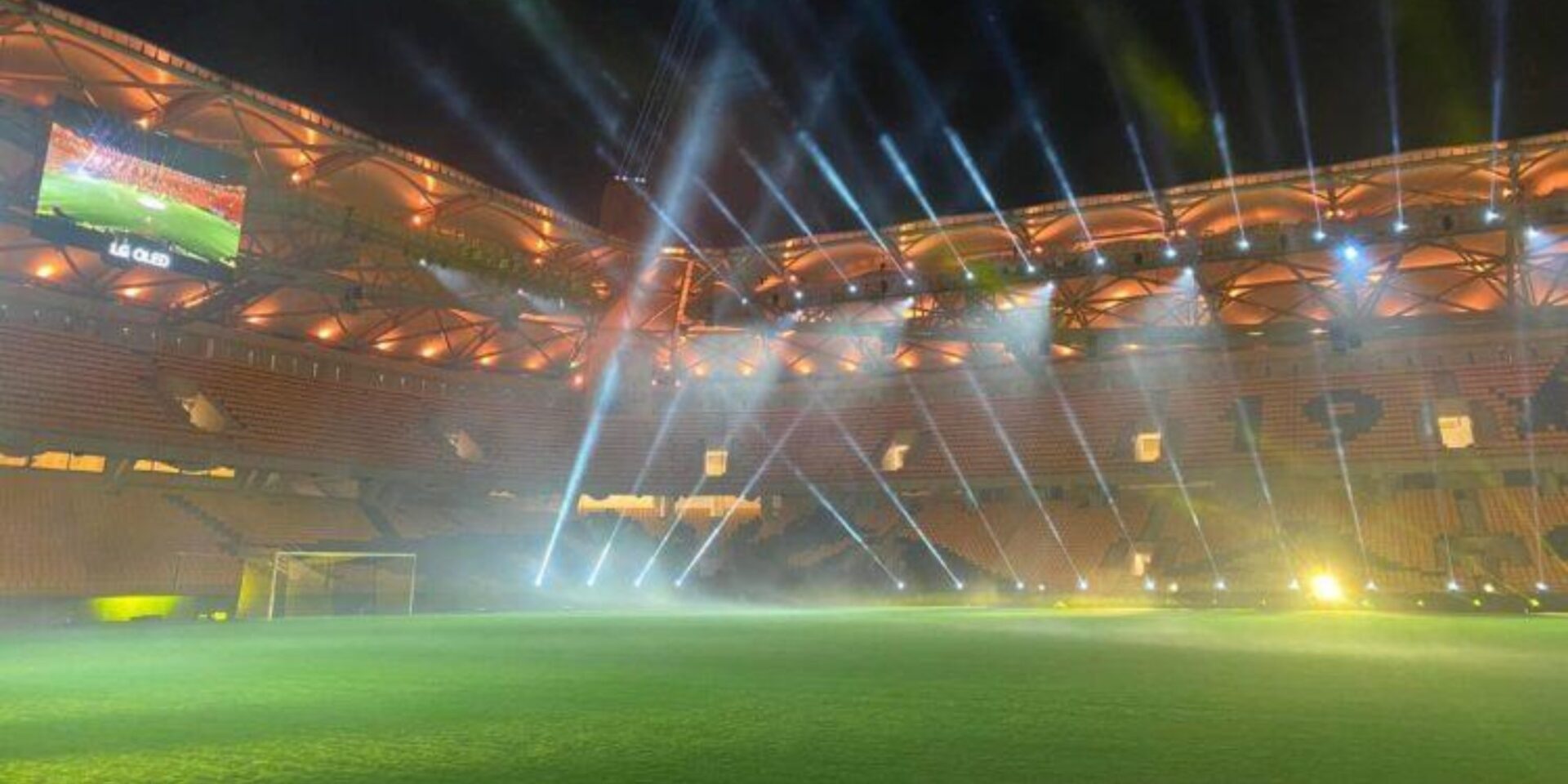 Εικόνα από τις πρόβες για τα εγκαίνια στην OPAP Arena