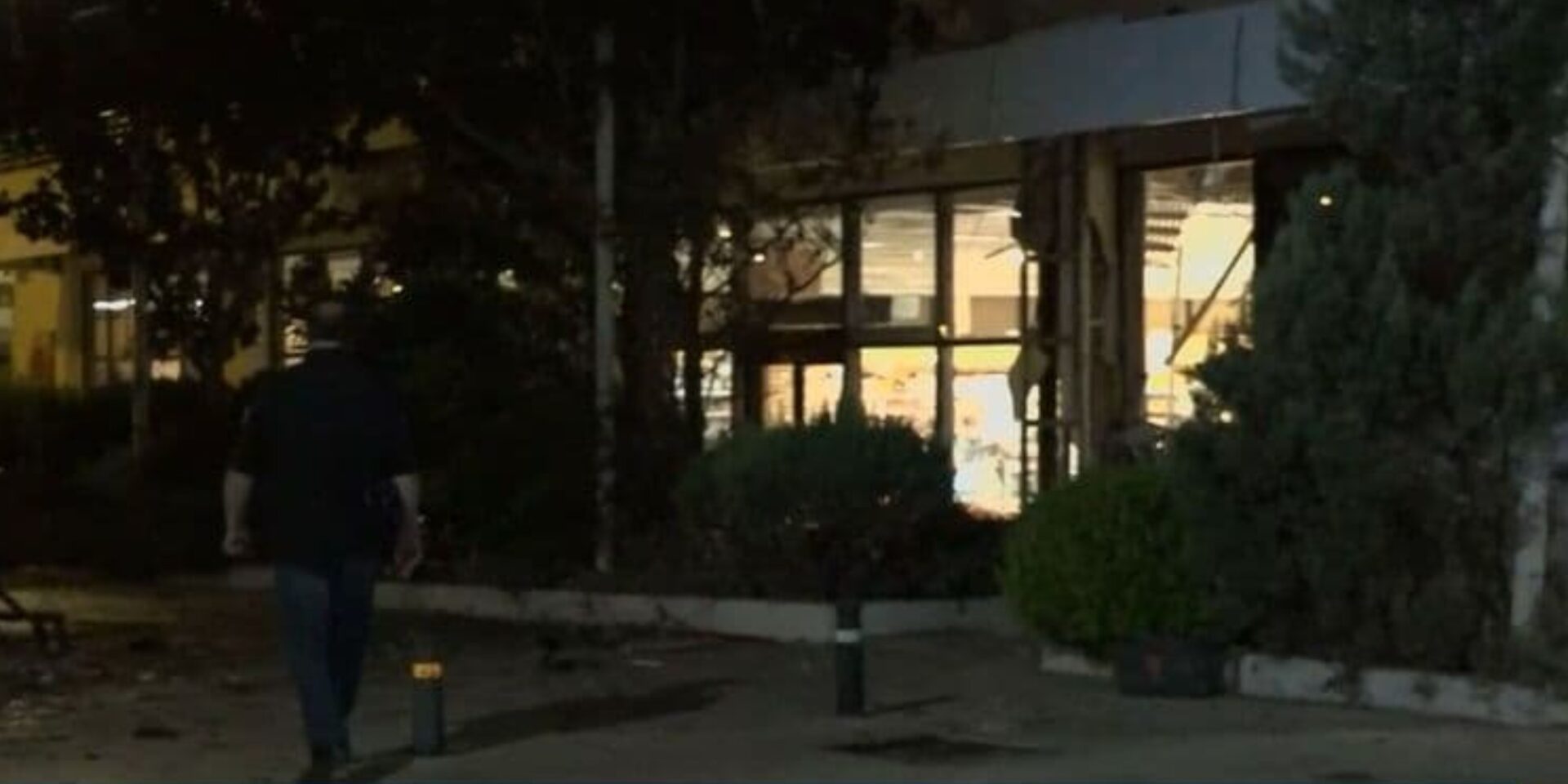 Εικόνα από το σημείο της έκρηξης