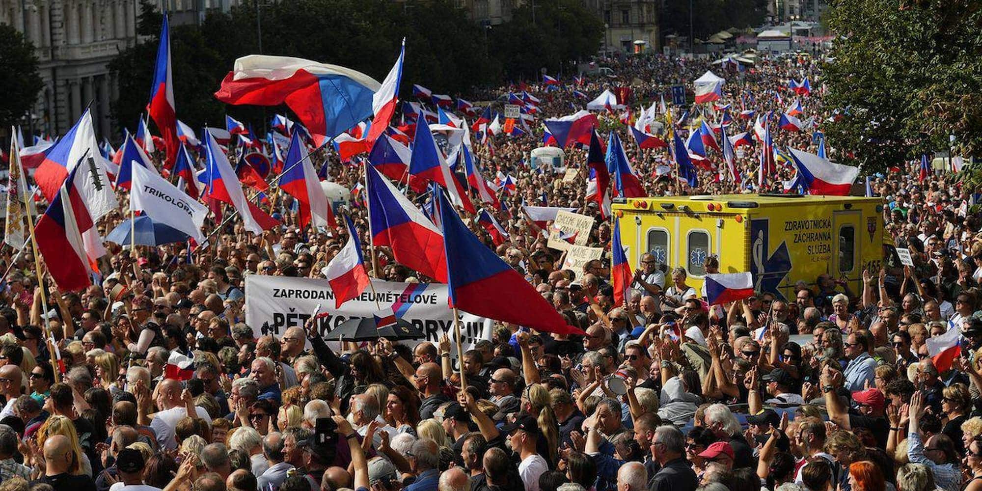 Διαδήλωση στην Τσεχία