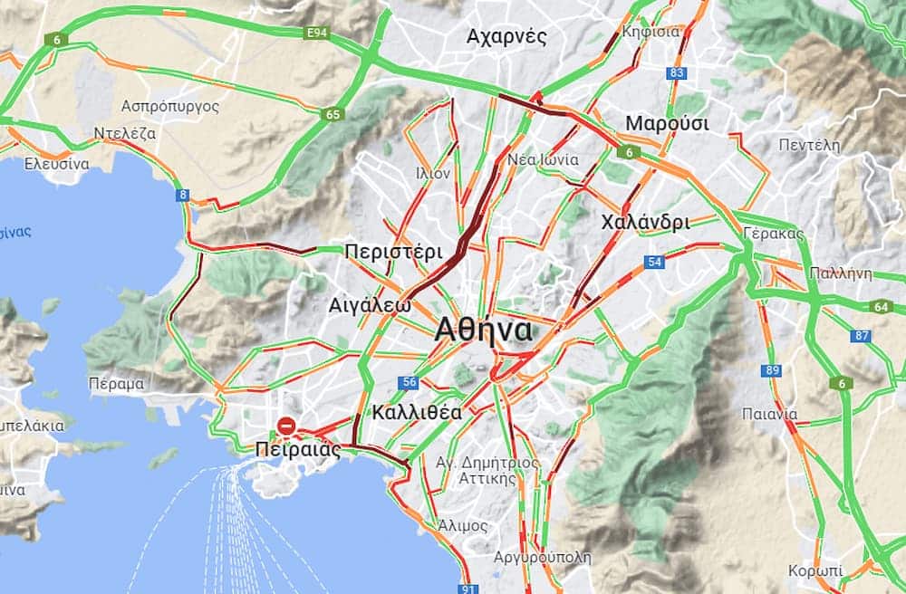 Ο χάρτης της κίνησης