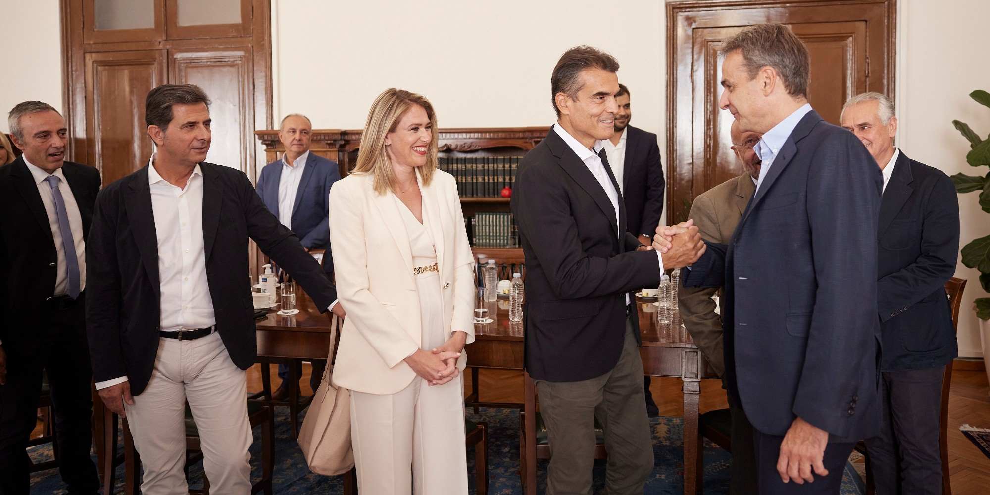  Σύσκεψη του πρωθυπουργού, Κυριάκου Μητσοτάκη, με παραγωγικούς και επιστημονικούς φορείς στη Θεσσαλονίκη 