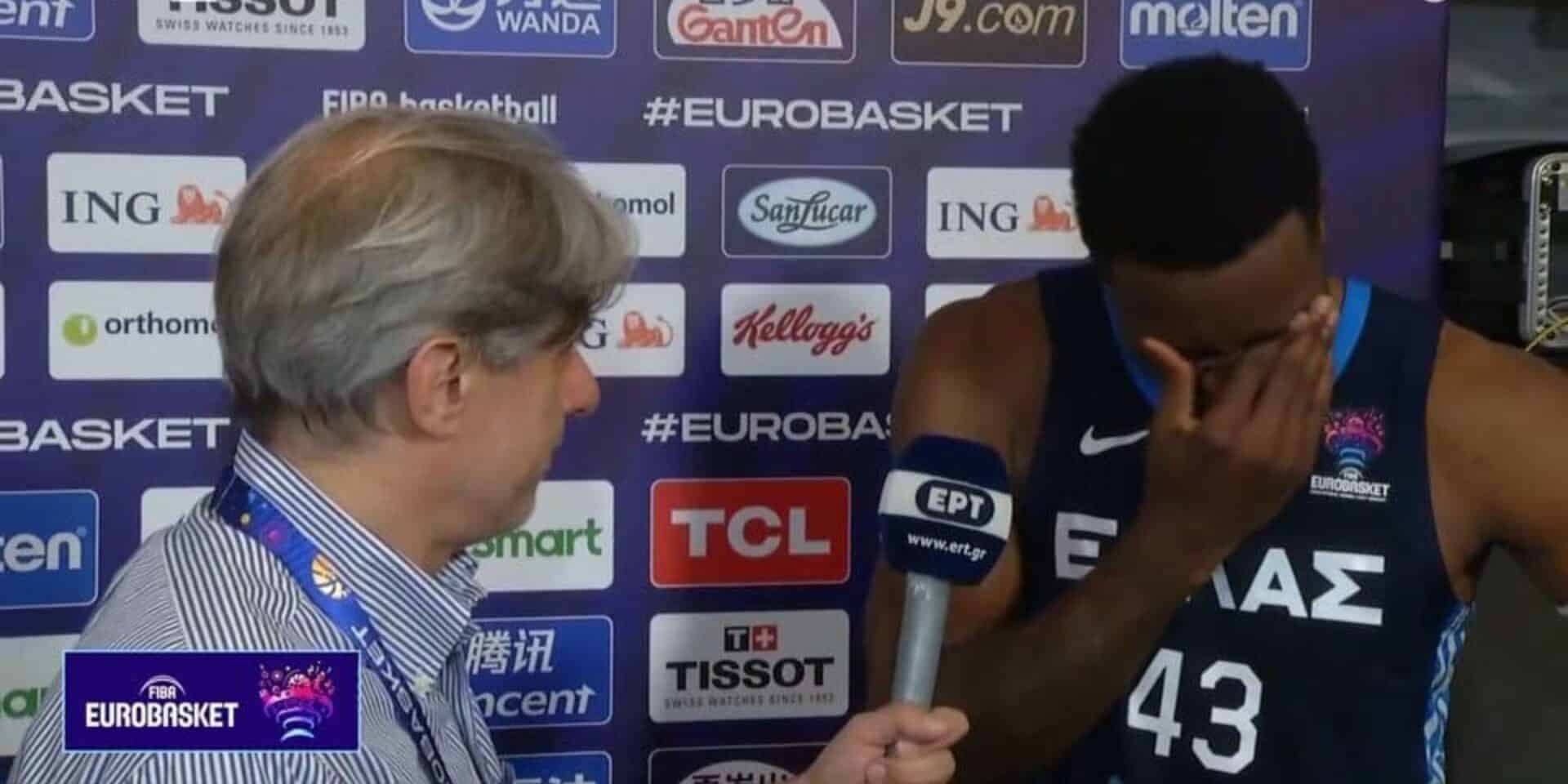 O Θανάσης Αντετοκούνμπο λύγισε στην κάμερα της ΕΡΤ