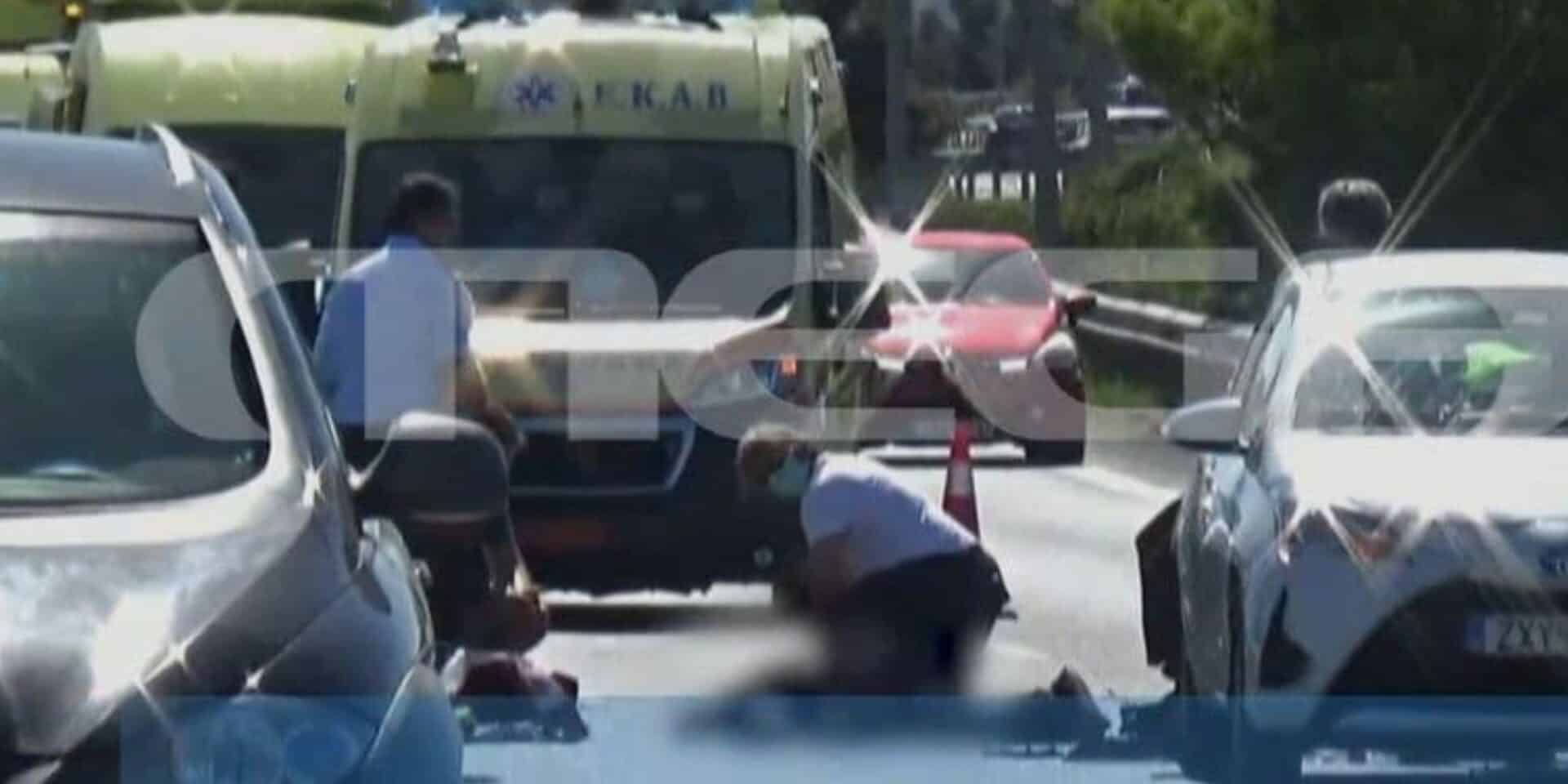 Εικόνα από το τροχαίο