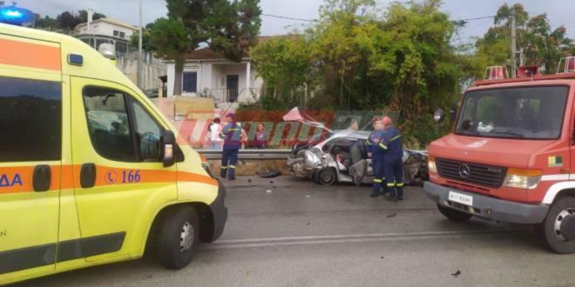 Το ΙΧ που χτύπησα την νταλίκα