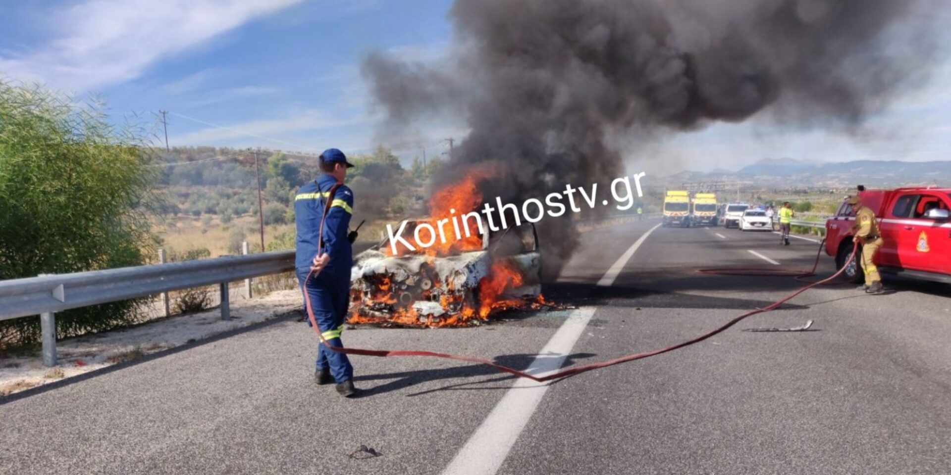 Εικόνα από το τροχαίο