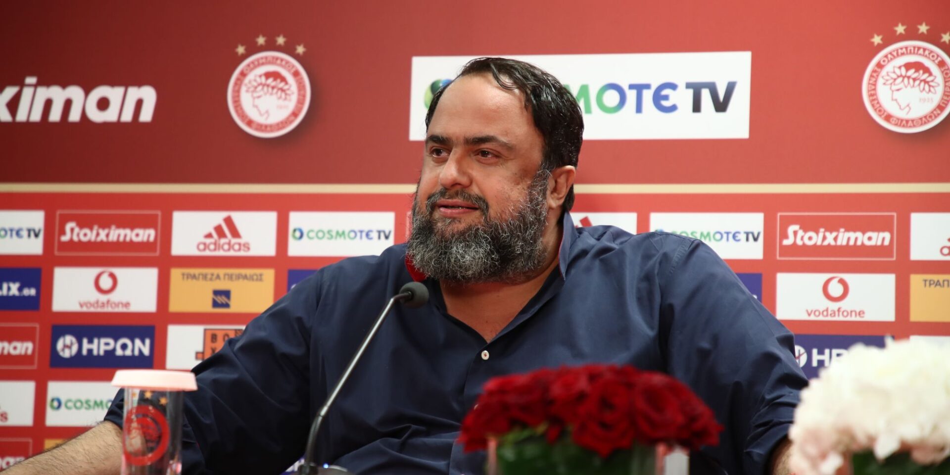 Ο Βαγγέλης Μαρινάκης στην παρουσίαση του Μίτσελ