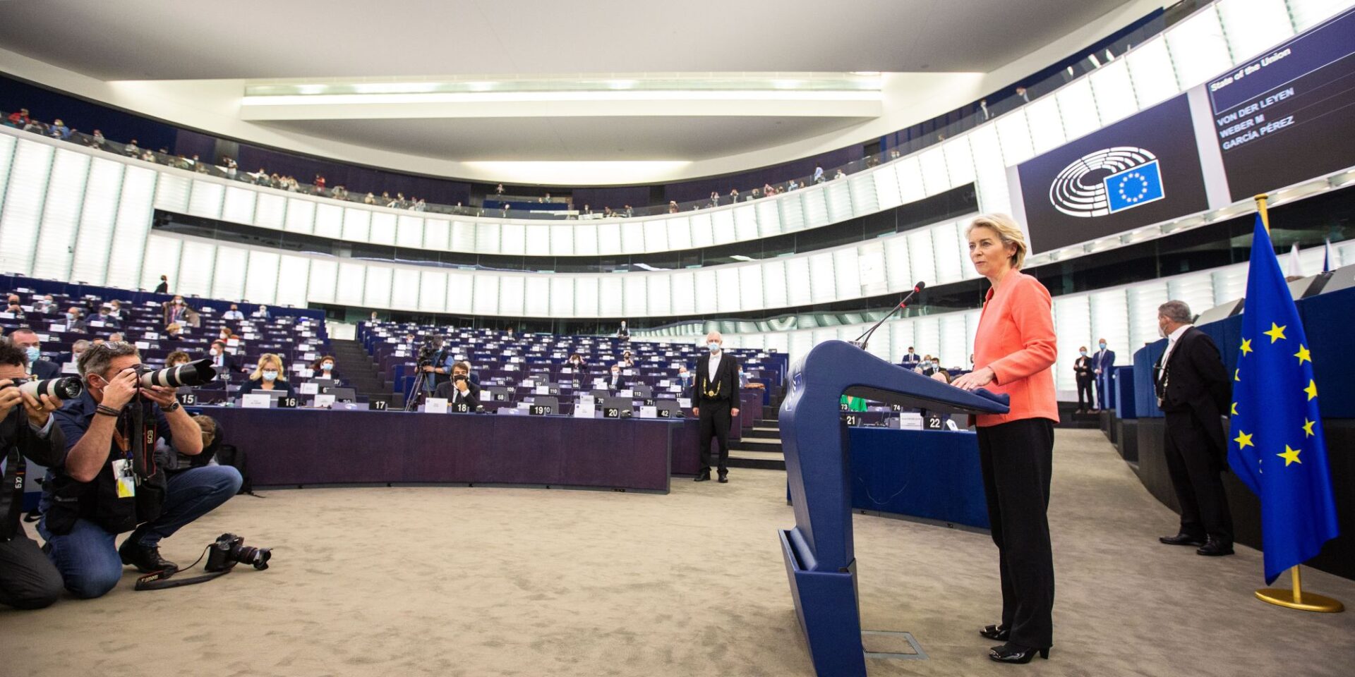 H Πρόεδρος της Κομισιόν Ούρσουλα φον ντερ Λάιεν