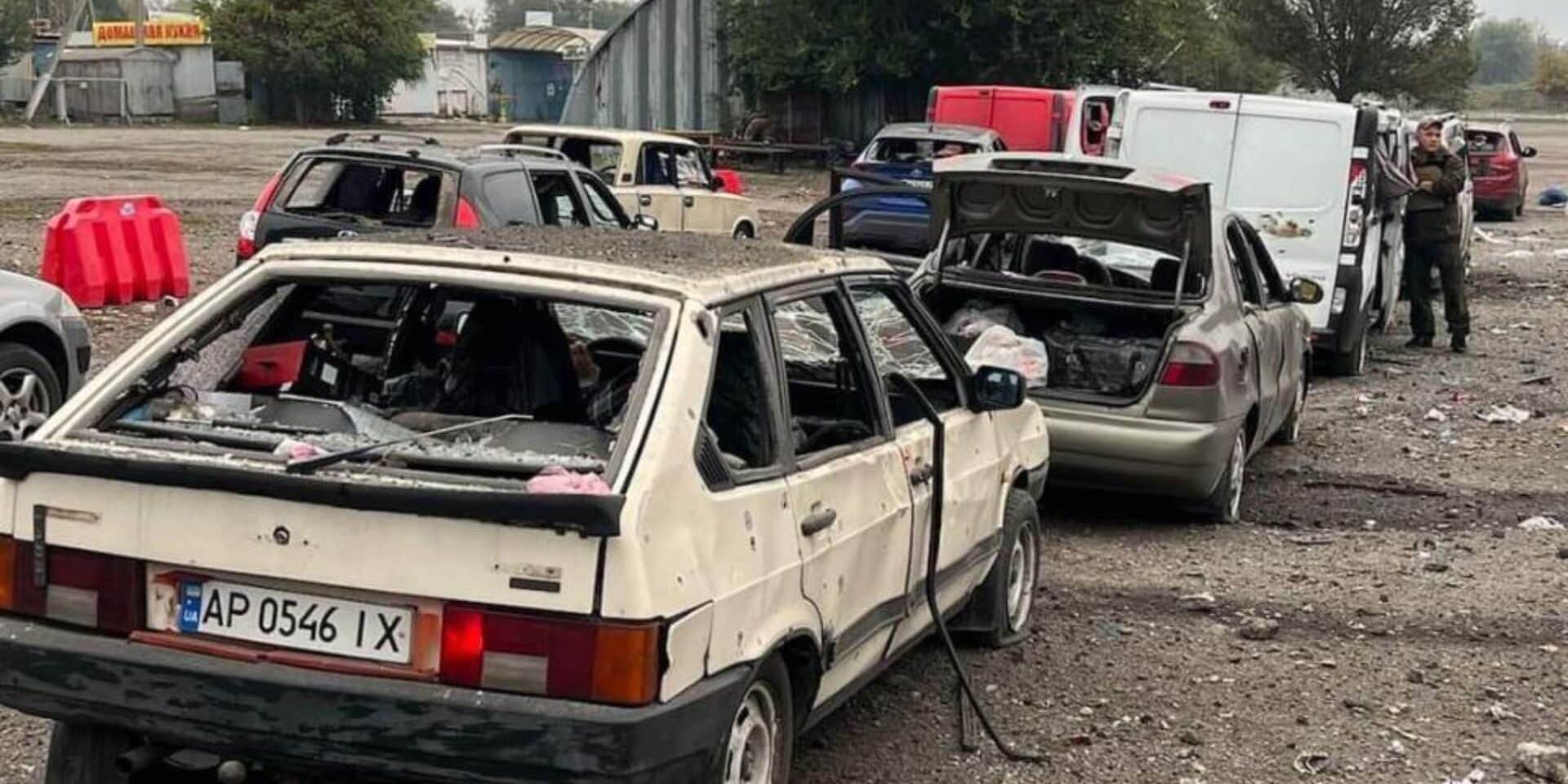 Η οχηματοπομπή που χτυπήθηκε από Ρώσους