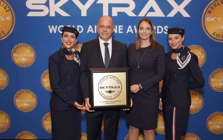 Η Aegean διακρίθηκε για 11η συνεχή χρονιά ως η «Καλύτερη Περιφερειακή Αεροπορική Εταιρεία στην Ευρώπη» 