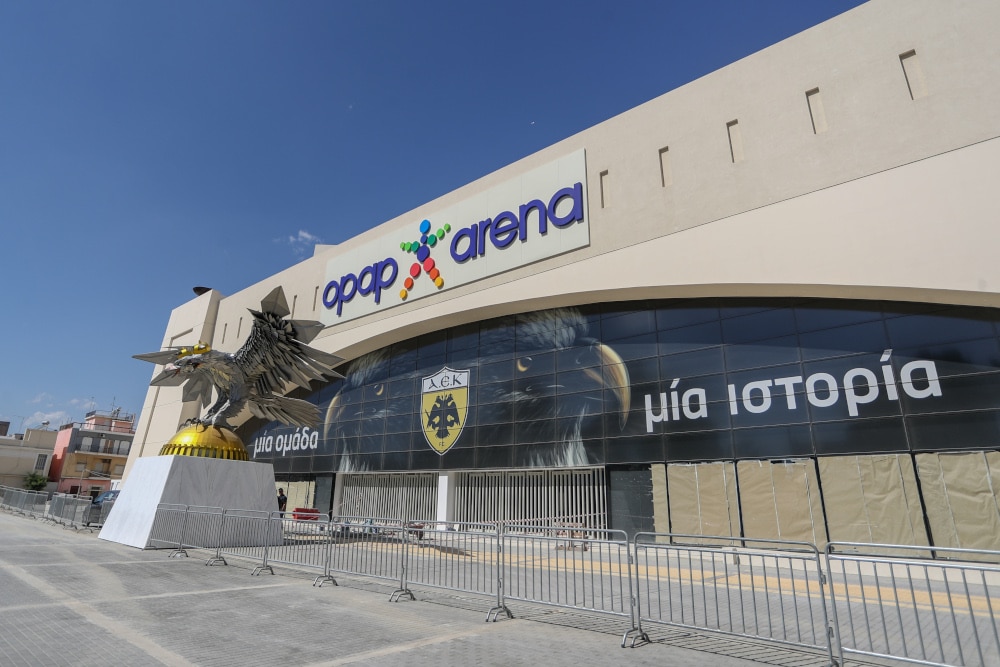 agia sofia opap arena 28 09 2022 - ΑΕΚ: Ο Γιώργος Λιάνης επιμελήθηκε τα κείμενα για τα εγκαίνια της «Αγιάς Σοφιάς - OPAP Arena» στη Νέα Φιλαδέλφεια