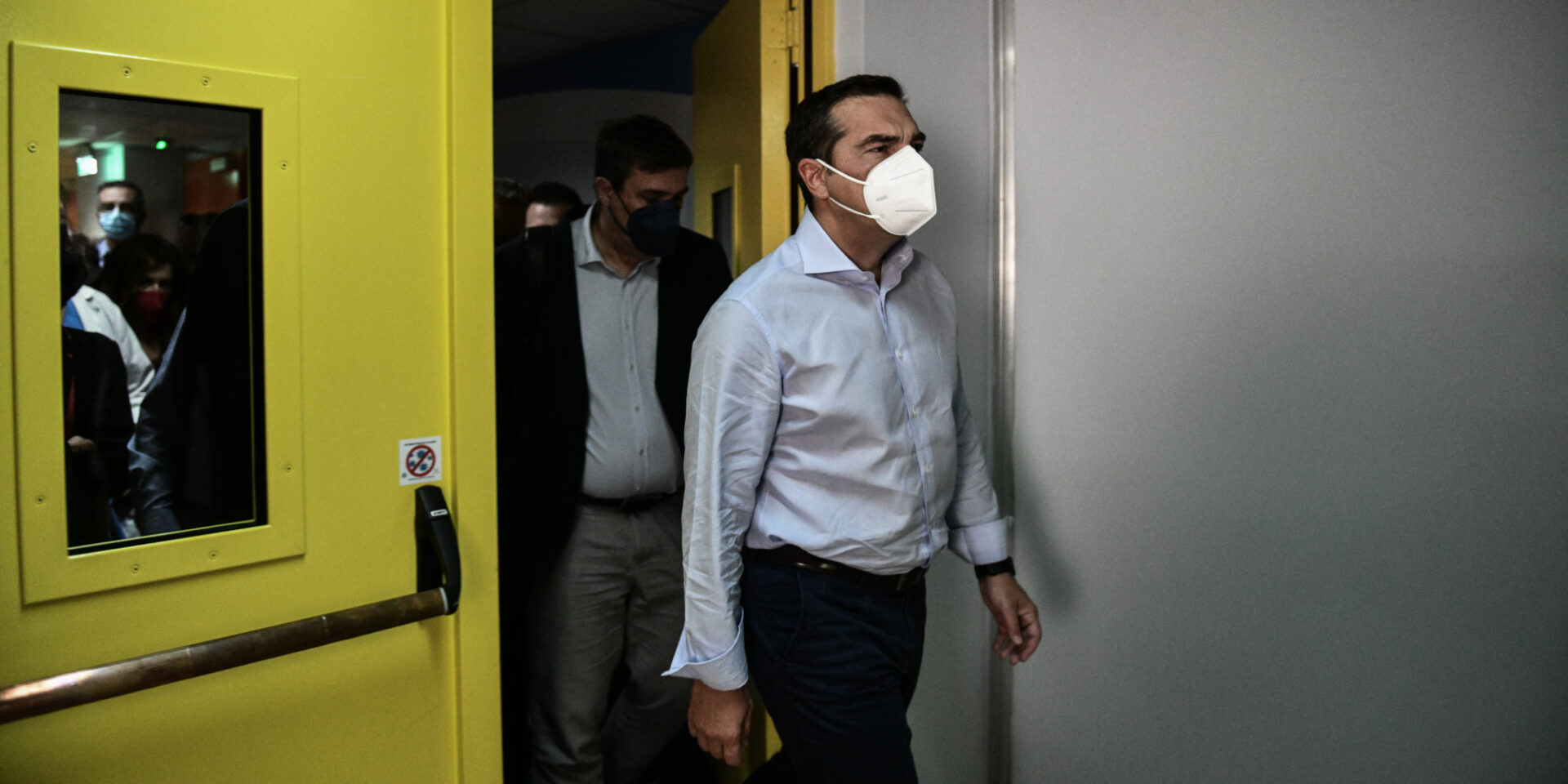Ο Αλέξης ΤσίπραςΟ Αλέξης Τσίπρας στο Παίδων «Αγία Σοφία»