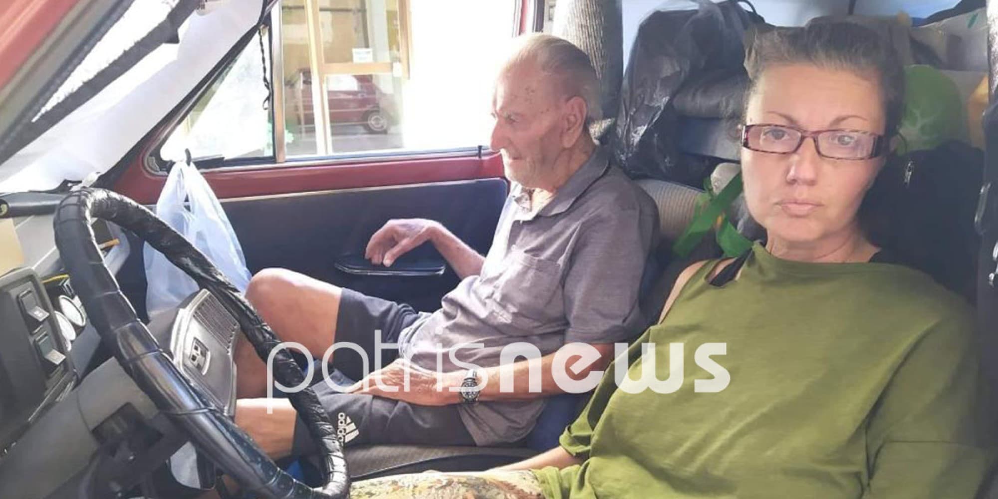 93χρονος ζει με την κόρη του στο αυτοκίνητό τους από τον Φεβρουάριο στην Αμαλιάδα