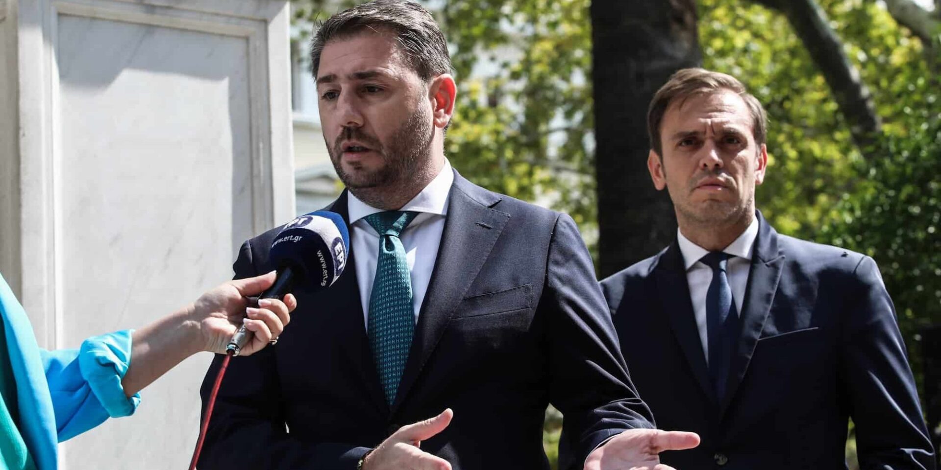 Ο πρόεδρος του ΠΑΣΟΚ, Νίκος Ανδρουλάκης