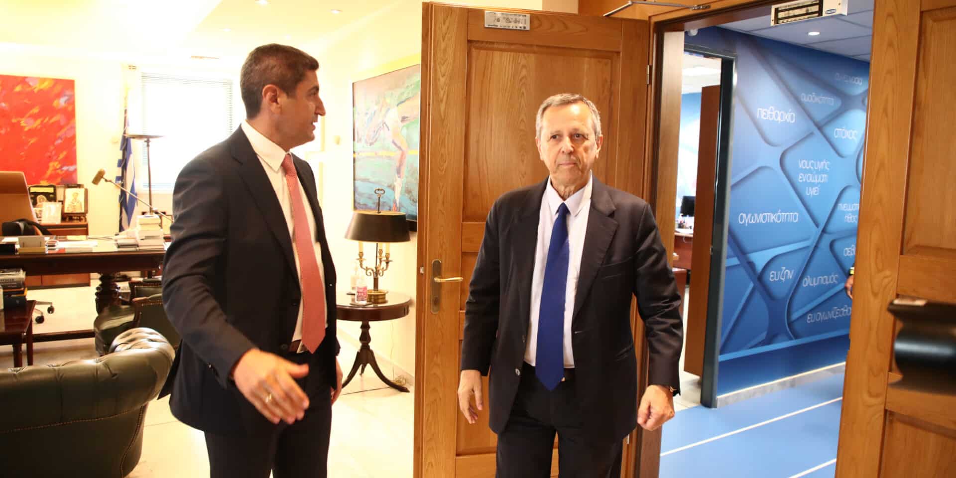 Λευτέρης Αυγενάκης και Τάκης Μπαλτάκος