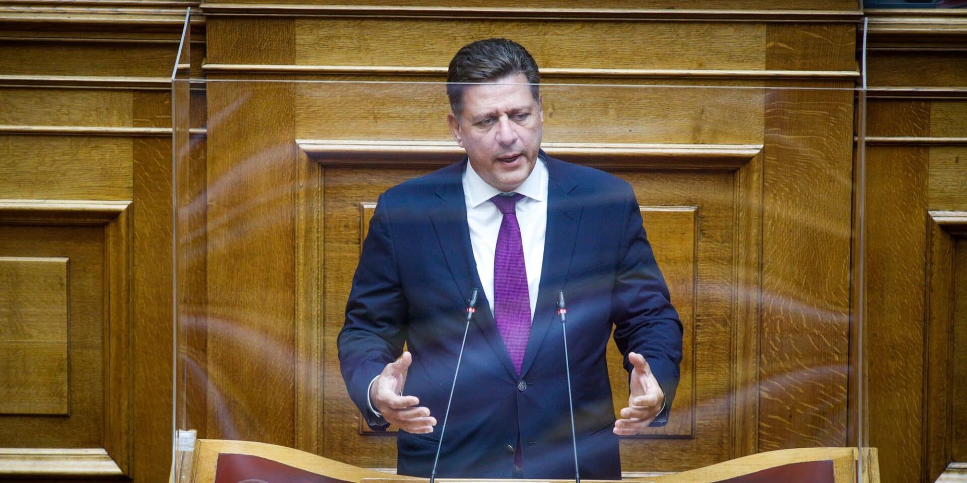 Ο Μιλτιάδης Βαρβιτσιώτης στη Βουλή