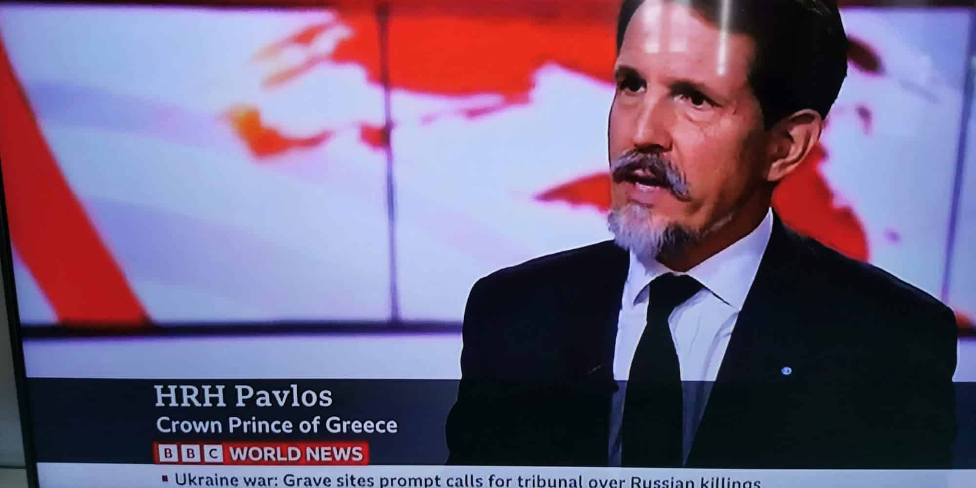 Η εσφαλμένη απόδοση στον Παύλο του τίτλου του «Διαδόχου του θρόνου, πρίγκιπα της Ελλάδας» από το BBC