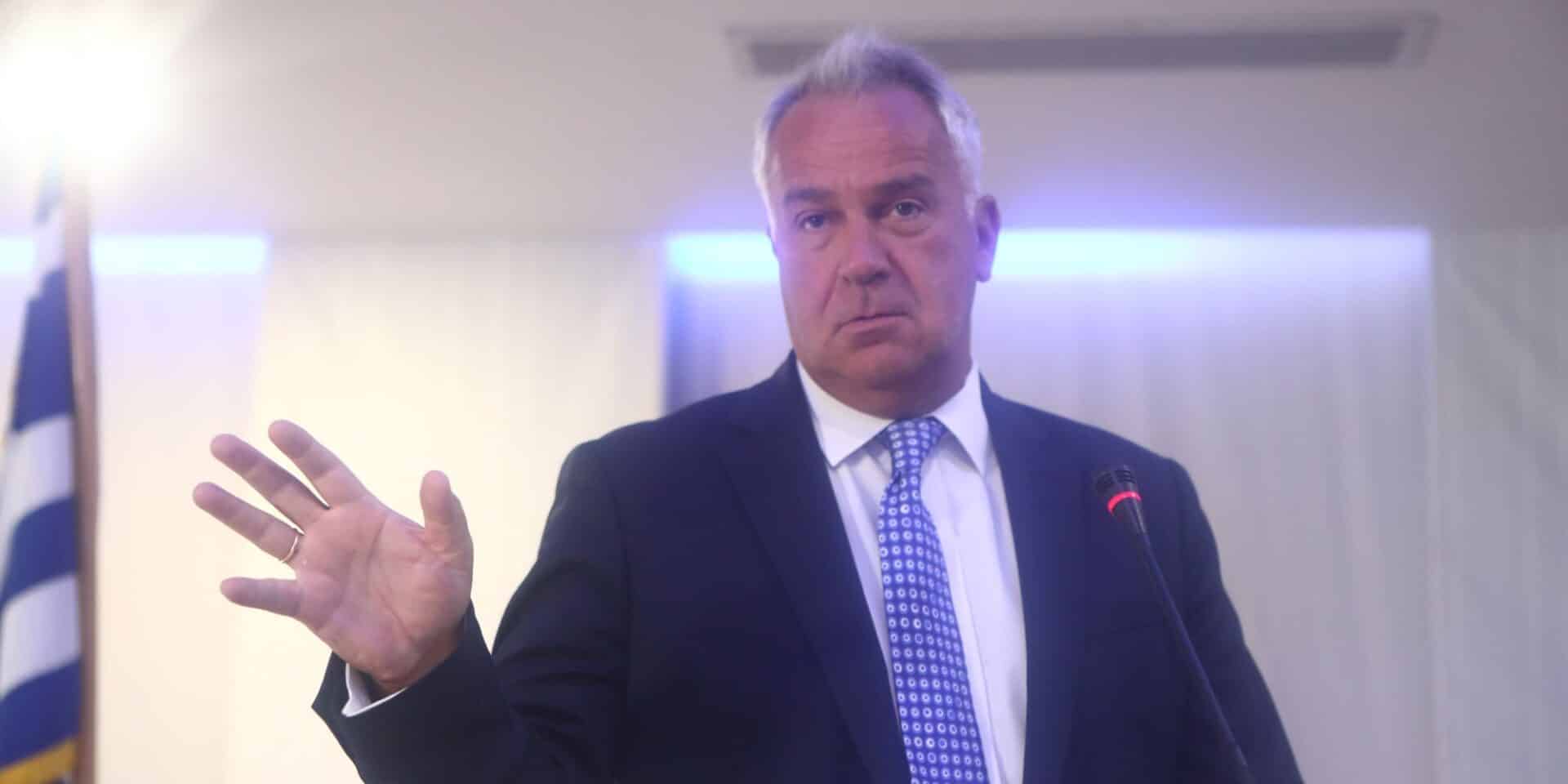 Ο υπουργός Εσωτερικών Μάκης Βορίδης σε ημερίδα