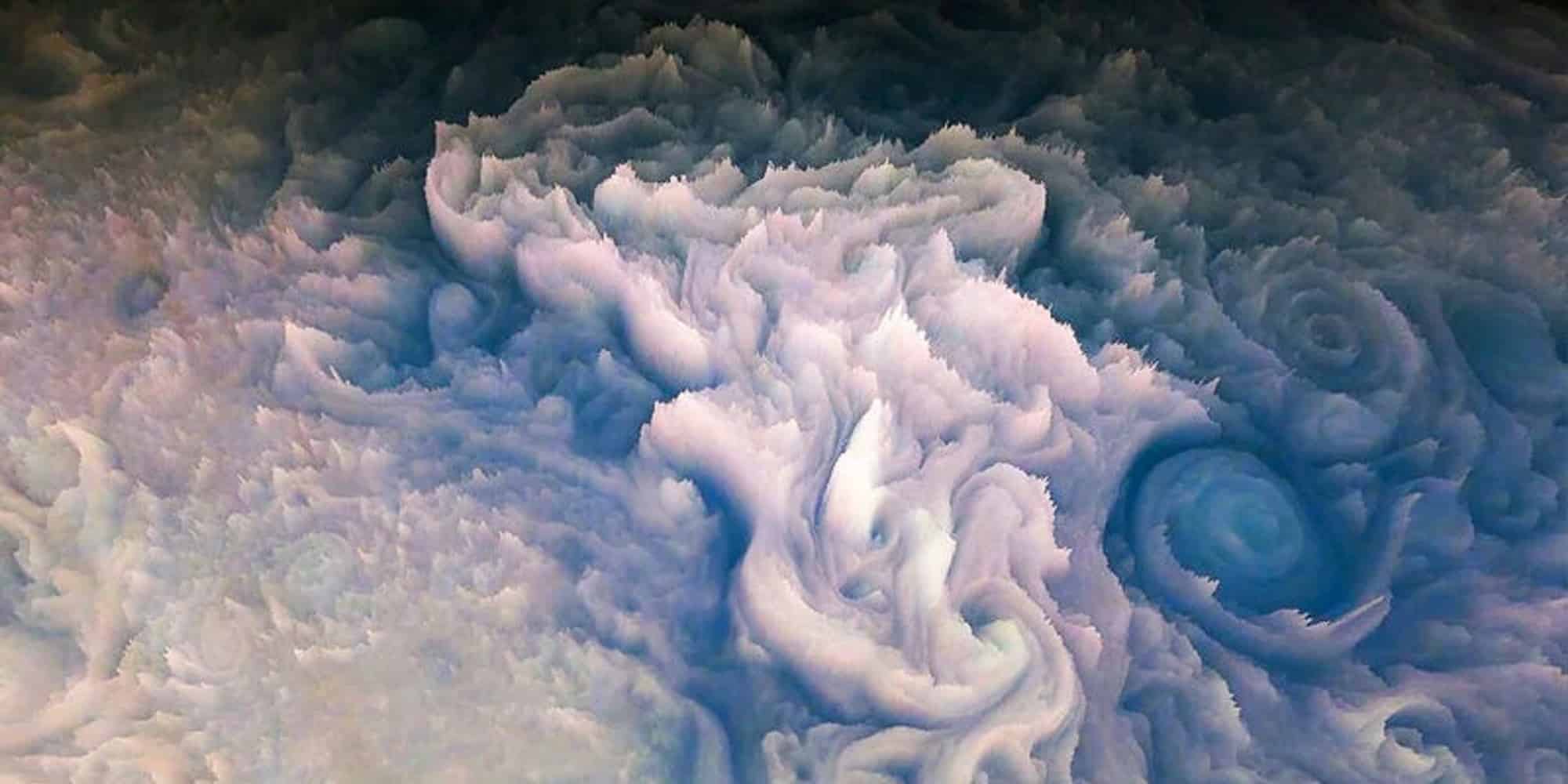 Τα σύννεφα του Δία από το αεροσκάδος της NASA