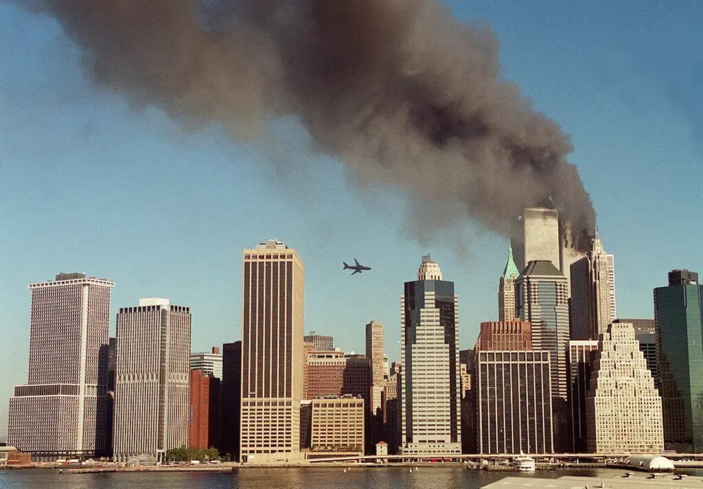 Εικόνα λίγο πριν την επίθεση στους δίδυμους πύργους την 11η Σεπτεμβρίου