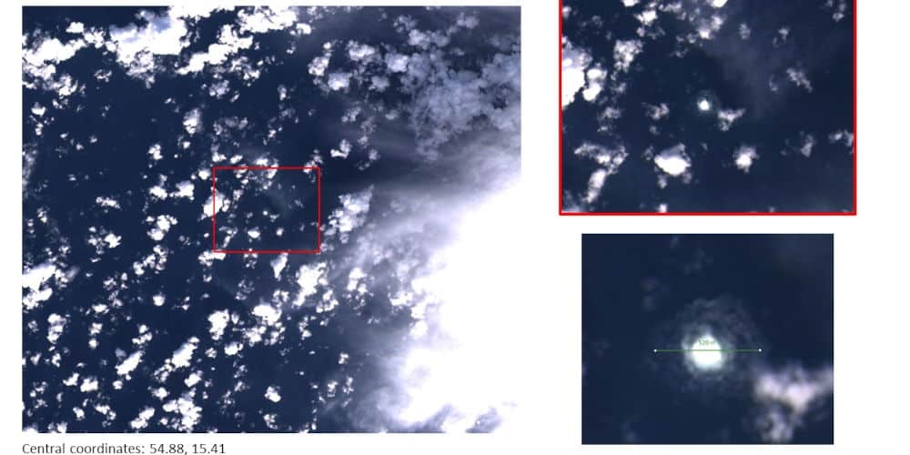 Οι πρώτες δορυφορικές εικόνες από τις διαρροές του Nord Stream στη Βαλτική Θάλασσα