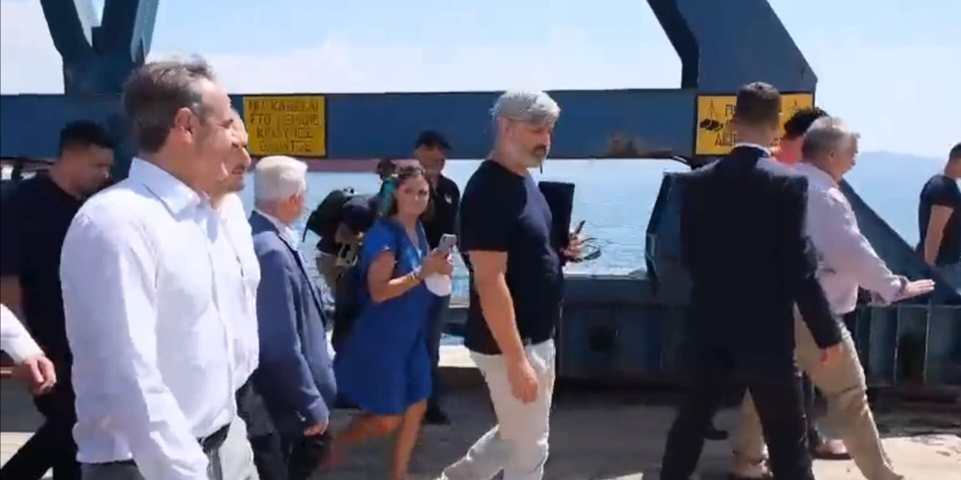 Στα Ναυπηγεία Ελευσίνας ο Κυριάκος Μητσοτάκης