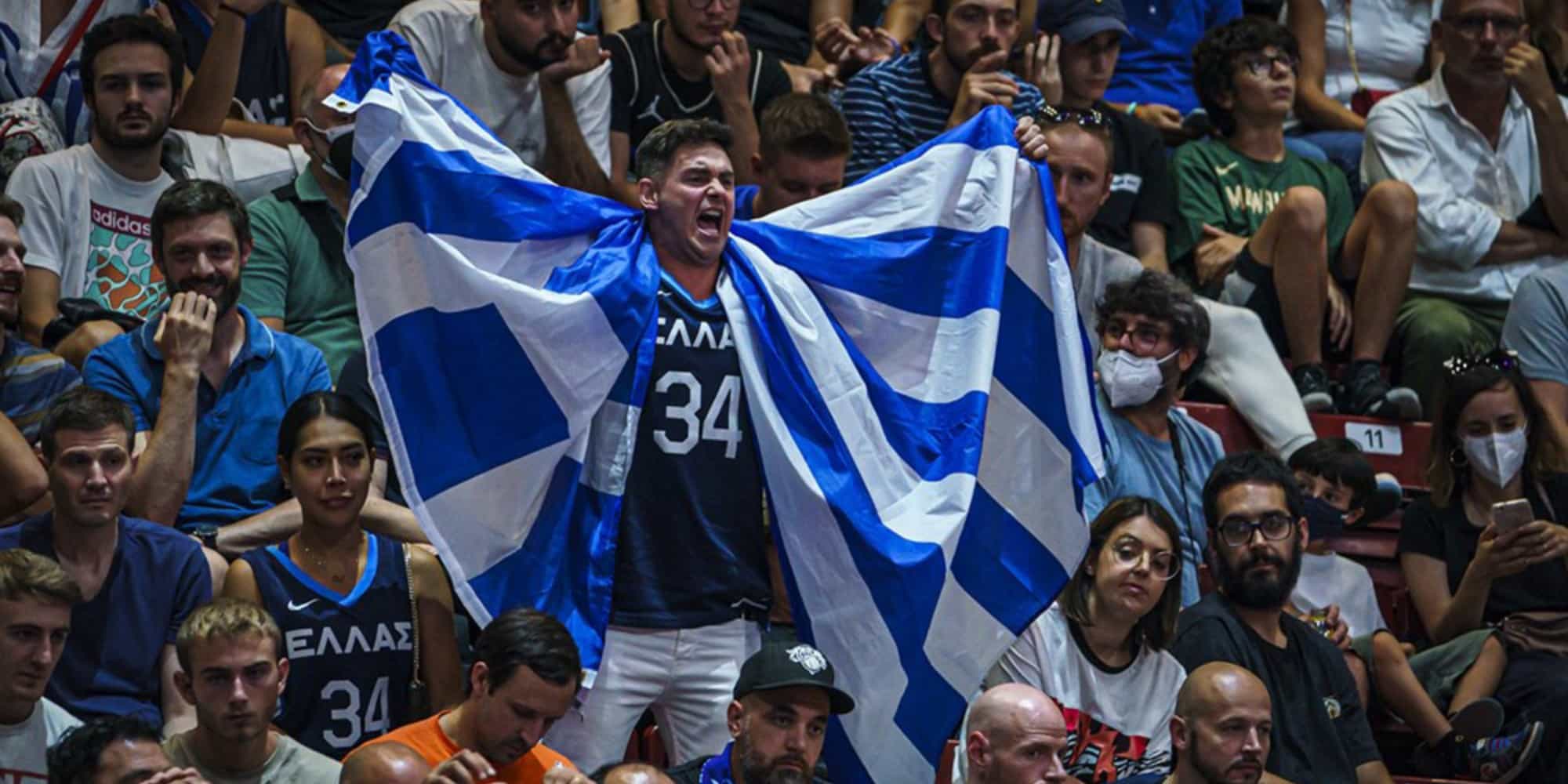 Φίλαθλοι της Ελλάδας στο Eurobasket 2022