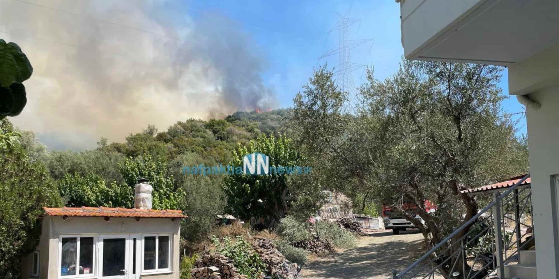 Φωτιά ξέσπασε στην Αφροξυλιά Ναυπακτίας