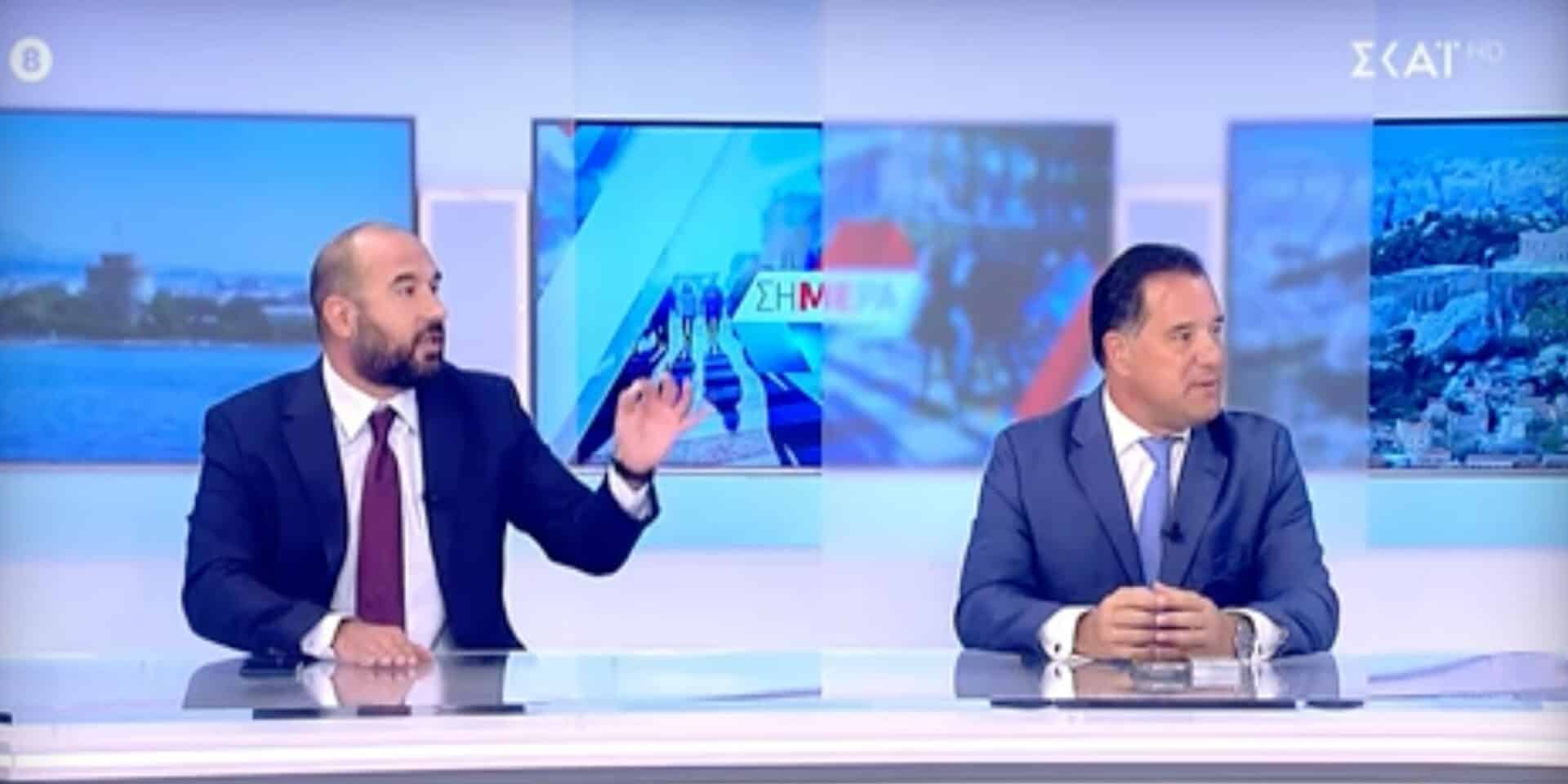 Ο Δημήτρης Τζανακόπουλος και ο Άδωνις Γεωργιάδης