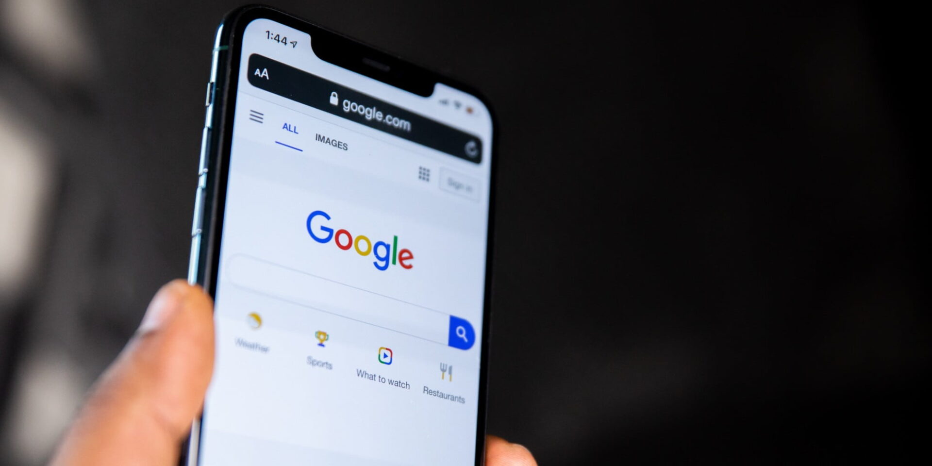 Η εφαρμογή Google σε κινητό
