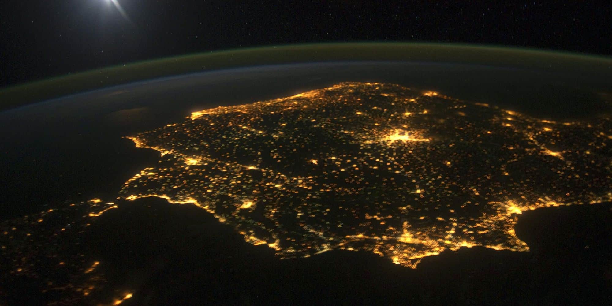 Η ιβηρική από τον δορυφόρο ISS