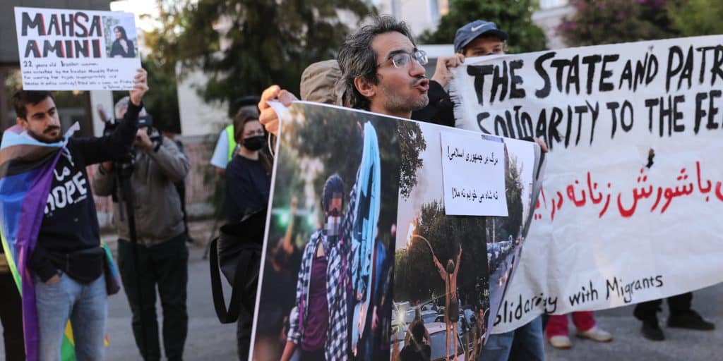 Διαδήλωση στην Ελλάδα για τον θάνατο της Μαχσά Αμίνι στο Ιράν