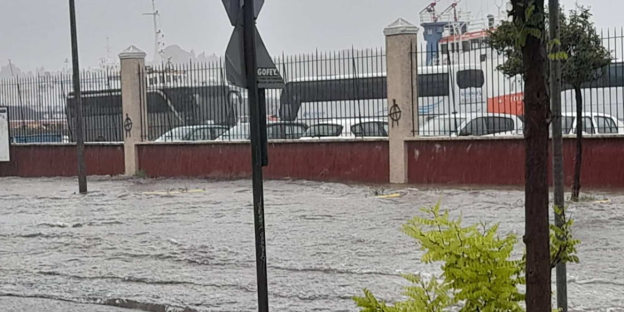 Πλημμύρισαν δρόμοι στην Κέρκυρα