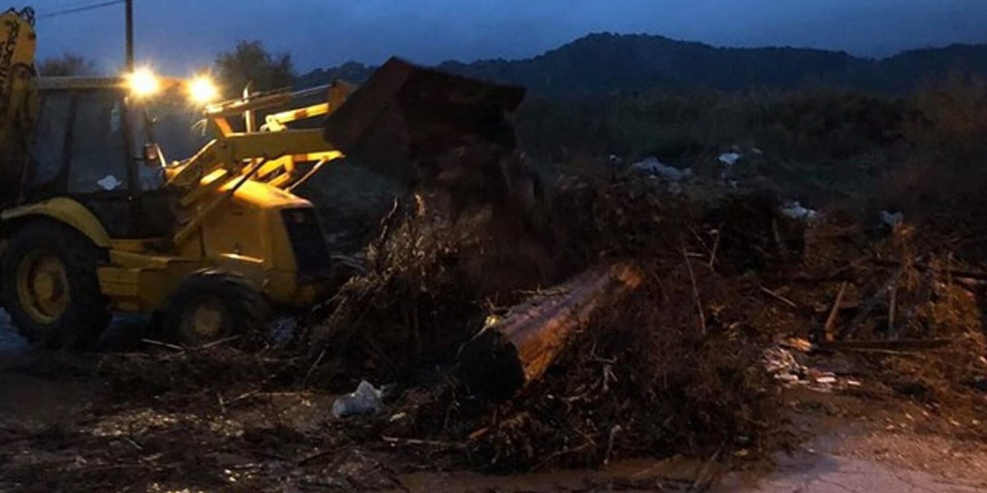 H κακοκαιρία προκάλεσε προβλήματα στην Λέσβο