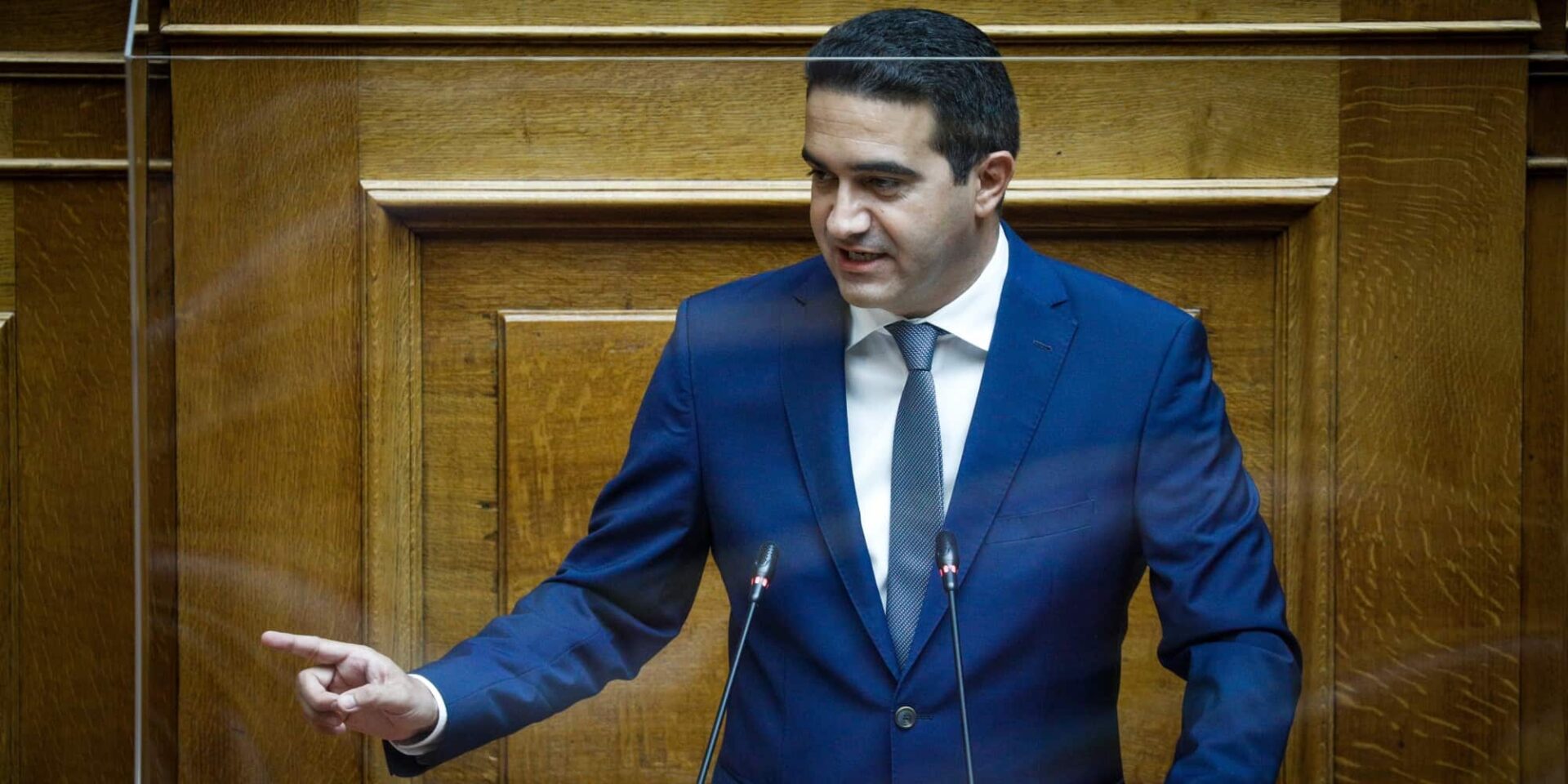 Ο επικεφαλής της Κοινοβουλευτικής Ομάδας του ΠΑΣΟΚ, Μιχάλης Κατρίνης