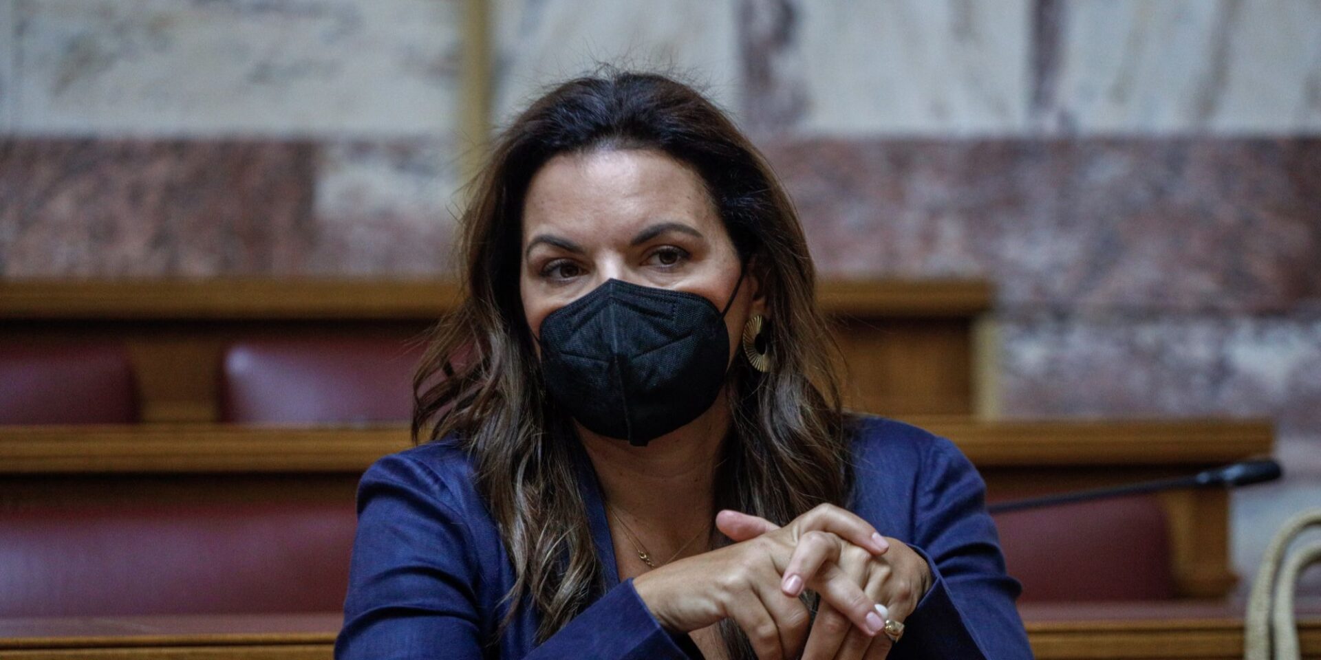 Η Όλγα Κεφαλογιάννη στη Βουλή