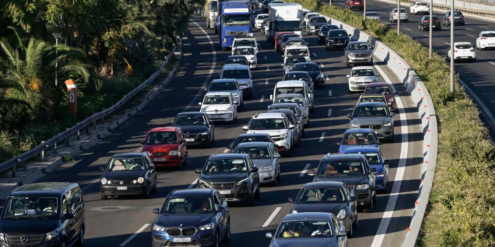 Κίνηση στους δρόμους της Αθήνας