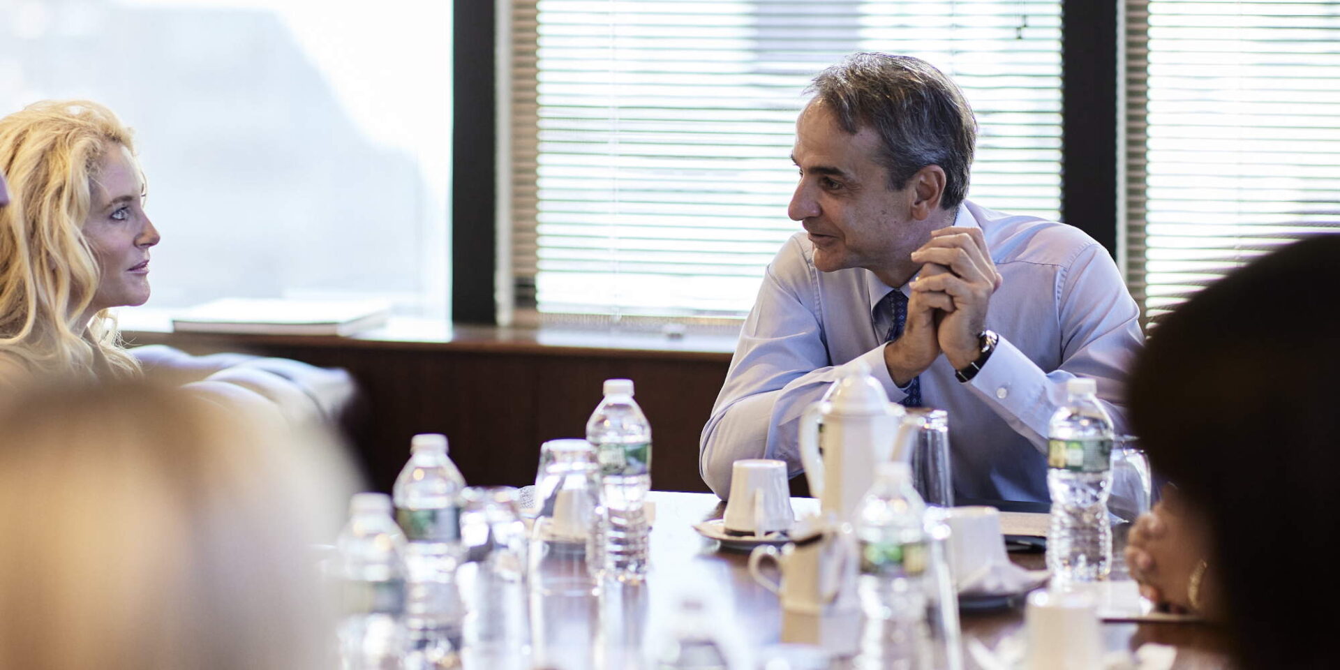 Ο Κυριάκος Μητσοτάκης σε επαφές από τη Νέα Υόρκη όπου βρίσκεται προκειμένου να παραστεί στο Συμβούλιο Ασφαλείας του ΟΗΕ
