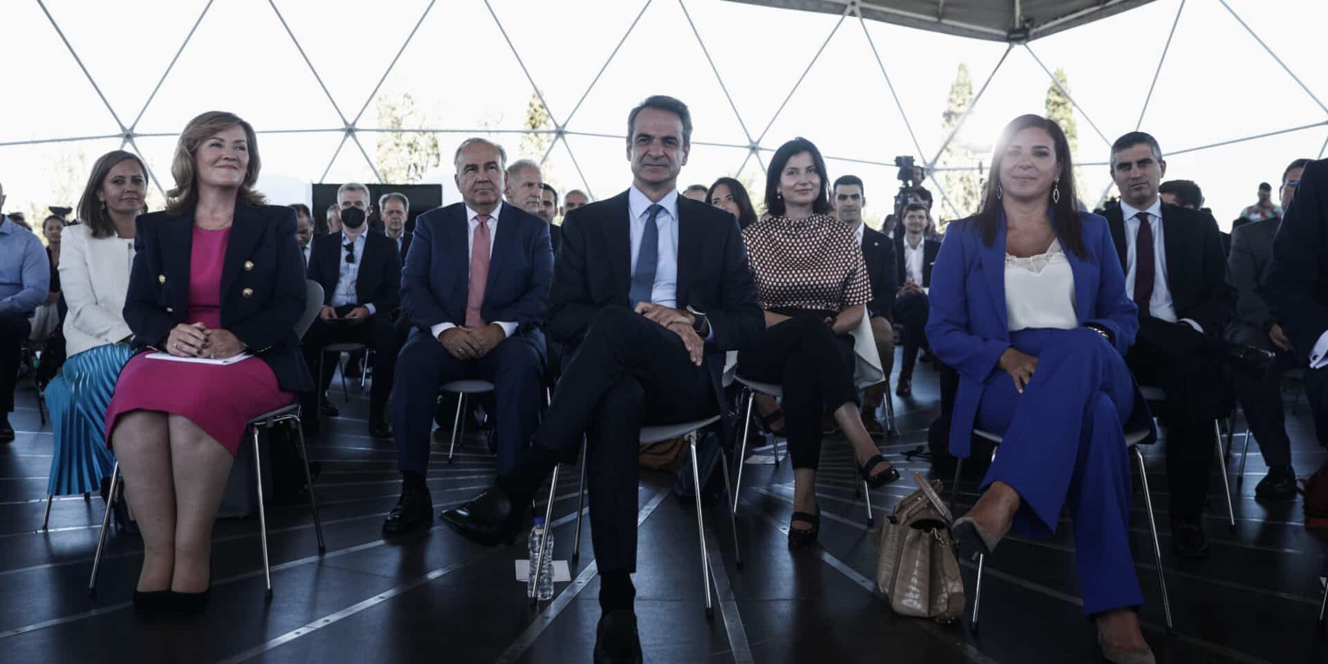 Ο Κυριάκος Μητσοτάκης στην εκδήλωση της Google στο Κέντρο Πολιτισμού Ίδρυμα Σταύρος Νιάρχος