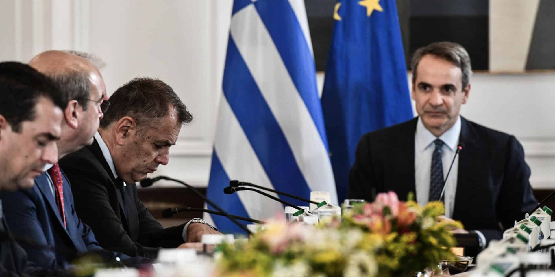 Ο Κυριάκος Μητσοτάκης στο Υπουργικό Συμβούλιο