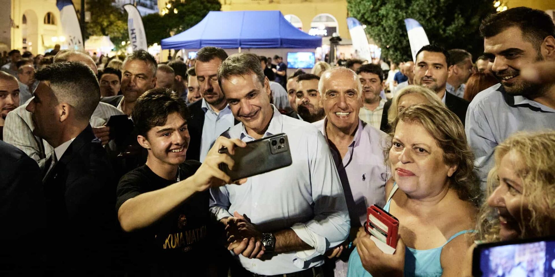 Ο πρωθυπουργός Κυριάκος Μητσοτάκης στη Θεσσαλονίκη